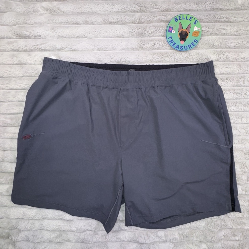 Rhone Shorts XXL Versatility Shorts 7" Gray Performance Gym Stretch Pickleball
